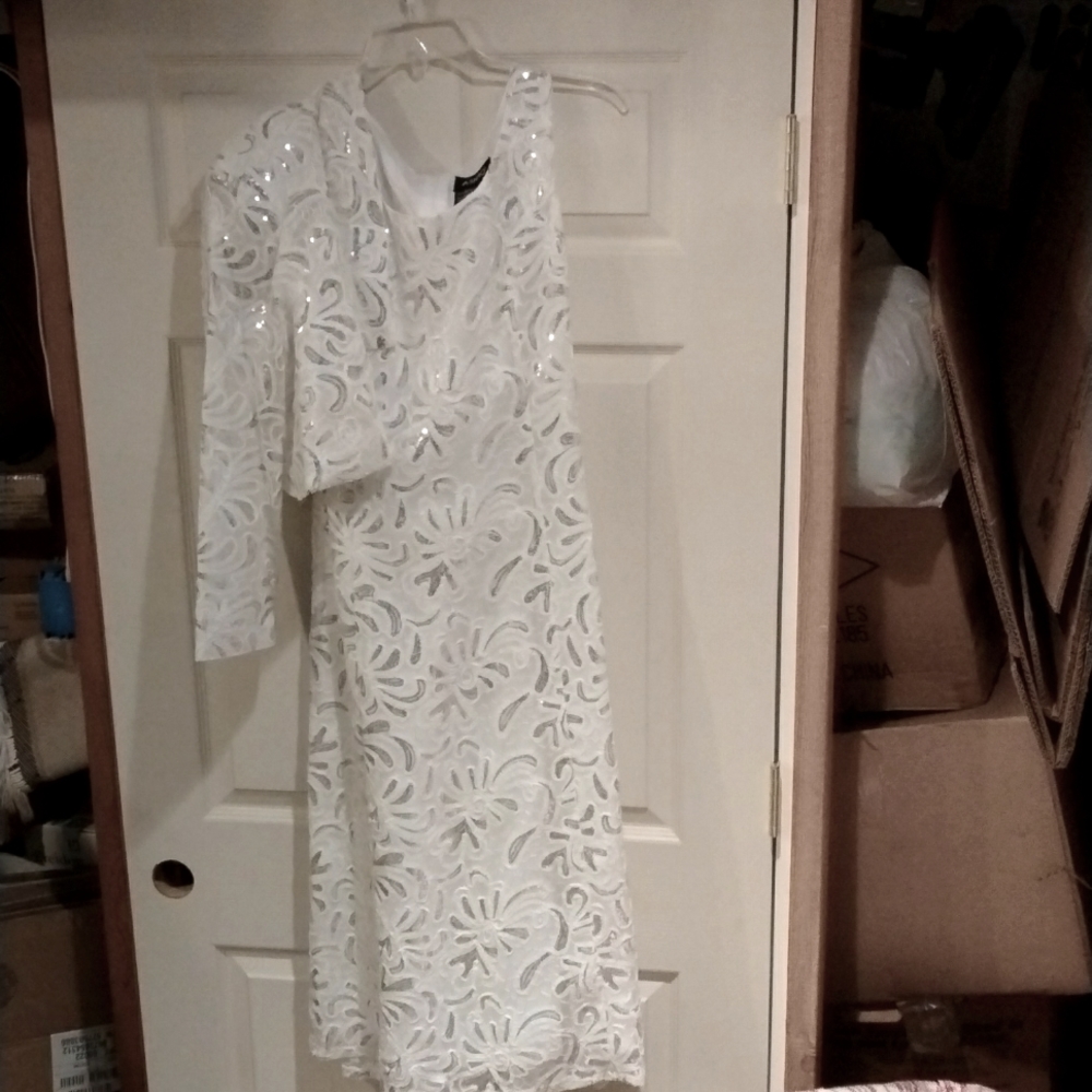 White/Silver Dress